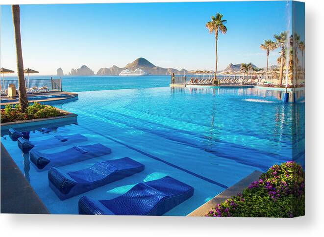 Cabo Canvas Print featuring the photograph Resort Living by Bill Cubitt