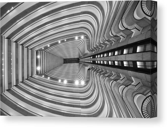 Atlanta Canvas Print featuring the photograph Rib Cage by Louise Wolbers