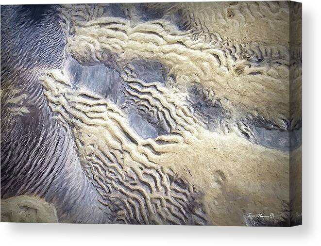 Abstract Print Canvas Print featuring the photograph River Bottom Abstract by Phil Mancuso