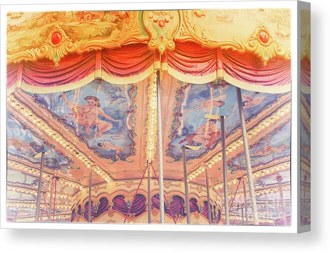 Carrousel Canvas Print featuring the photograph Rome 2 by Becqi Sherman