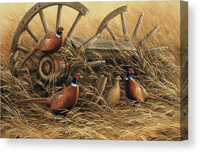 #faawildwings Canvas Print featuring the painting Rustic Retreat by Wild Wings