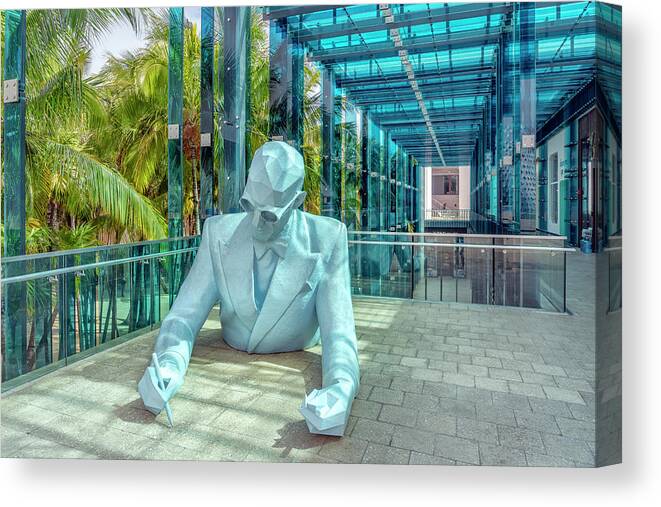 Sculpture In Miami Design District by Laura Zeid