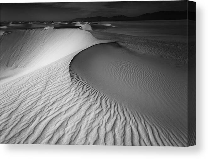 Sand Canvas Print featuring the photograph Sculptured Sands by Lydia Jacobs