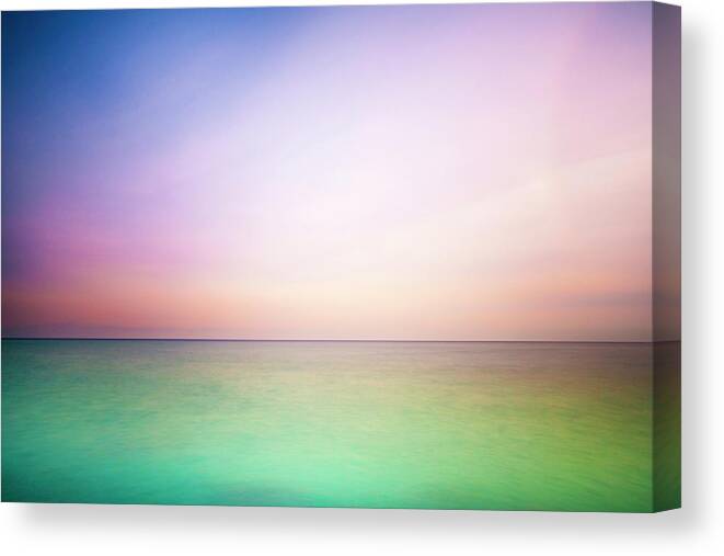 Scenics Canvas Print featuring the photograph Sea Of Colour by Yugus