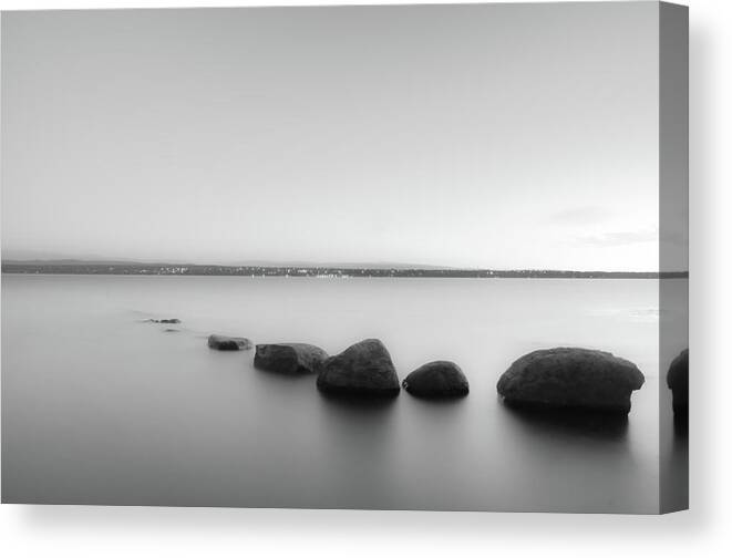 Tranquility Canvas Print featuring the photograph Shirleys Bay Ottawa Long Exposure by T. Jung