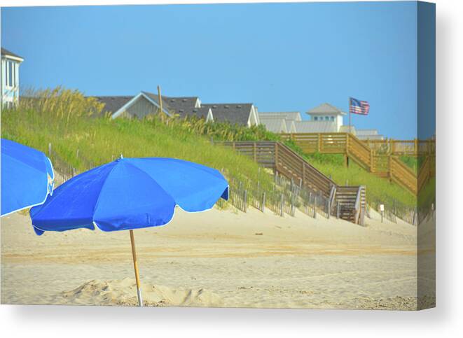 American Canvas Print featuring the photograph Shore Winds by Jamart Photography