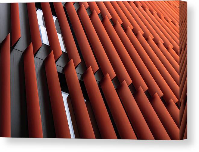 Abstract Canvas Print featuring the photograph Slats by Gilbert Claes