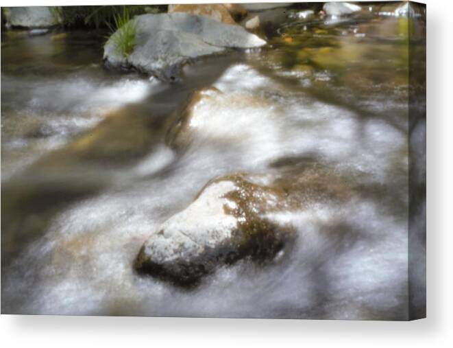 River Canvas Print featuring the photograph Soft water by David S Reynolds