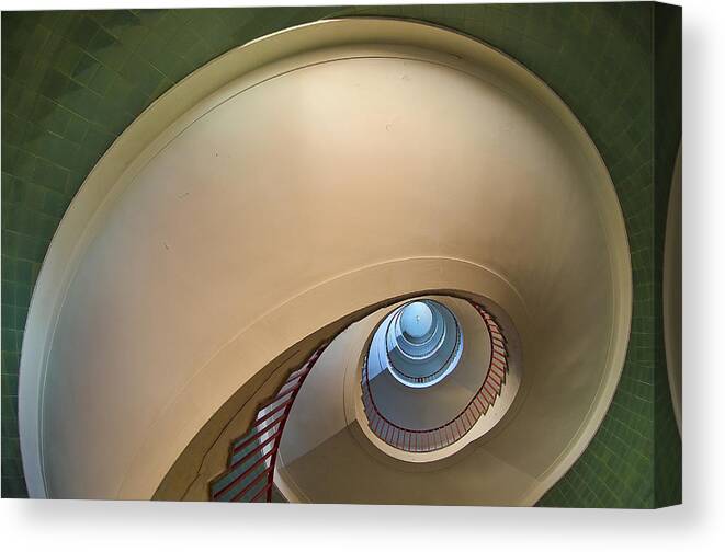 Architecture Canvas Print featuring the photograph Spiral II. by Jure Kravanja