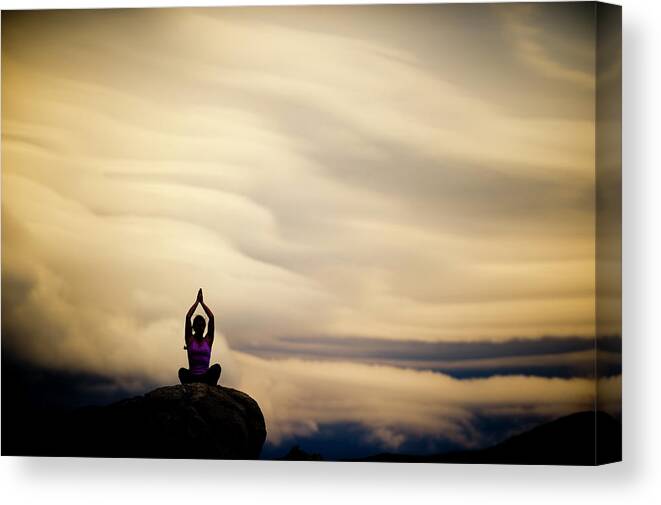 Extreme Terrain Canvas Print featuring the photograph Spirit by Vernonwiley