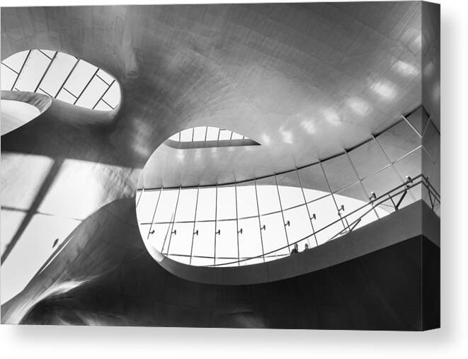 Ceiling Canvas Print featuring the photograph Station Ceiling by Theo Luycx