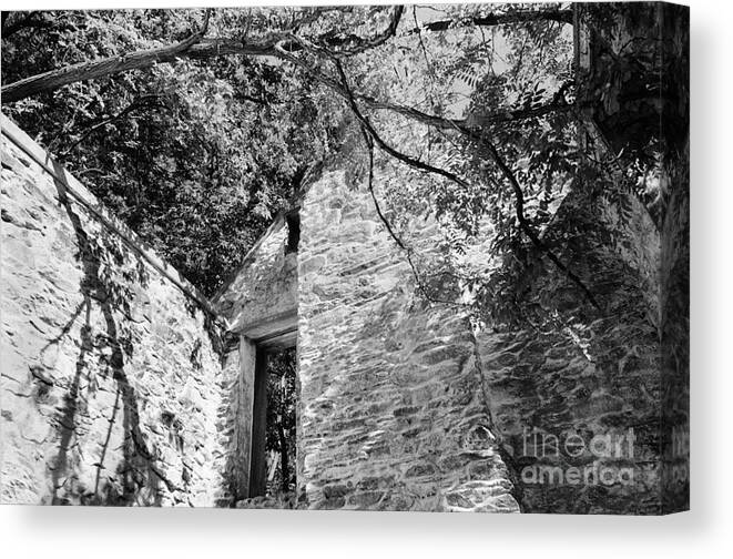 Stone Canvas Print featuring the photograph Stone House, Harpers Ferry by Steve Ember