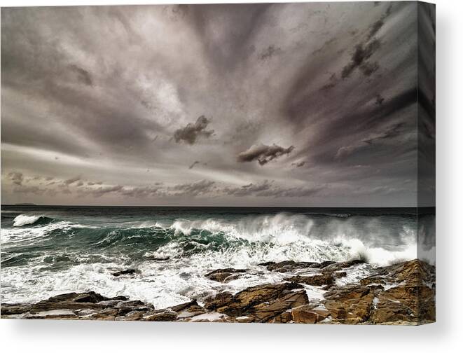 Tranquility Canvas Print featuring the photograph Storm by Carlos Fernandez