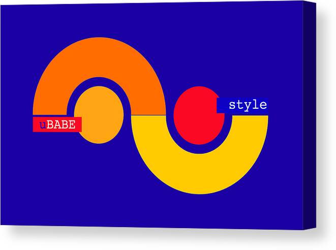 Ubabe Storm Style Canvas Print featuring the digital art Storm Style by Ubabe Style