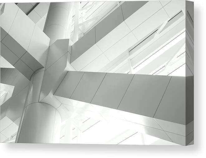 Toughness Canvas Print featuring the photograph Structural Connection by Blackred