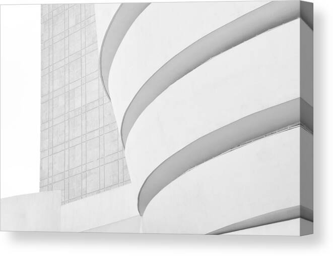 Urban Canvas Print featuring the photograph Study Of Patterns And Lines by Dr. Roland Shainidze