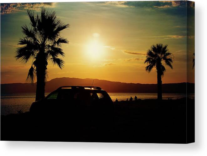 Landscape Canvas Print featuring the photograph Summer Life by Milena Ilieva