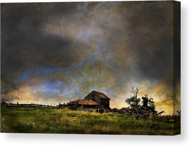 Farm Canvas Print featuring the photograph Summer Storm by Theresa Tahara
