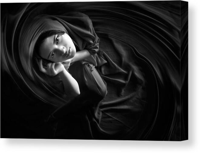 Person Canvas Print featuring the photograph Tell Me What You See by Arief Siswandhono