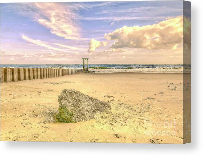 Scenic Canvas Print featuring the photograph Temple Of The Sea by Kathy Baccari