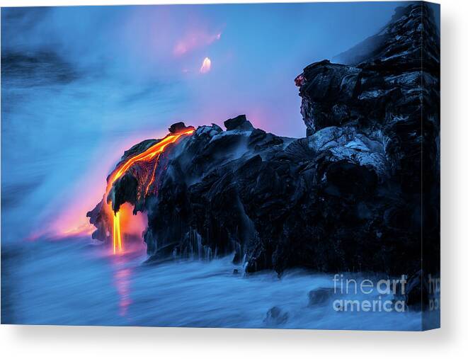 Geology Canvas Print featuring the photograph The Claw Of Lava by Singhaphanallb