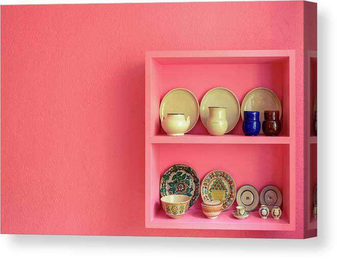 Casa Luis Barragán Canvas Print featuring the photograph The Dining Room by Slow Fuse Photography