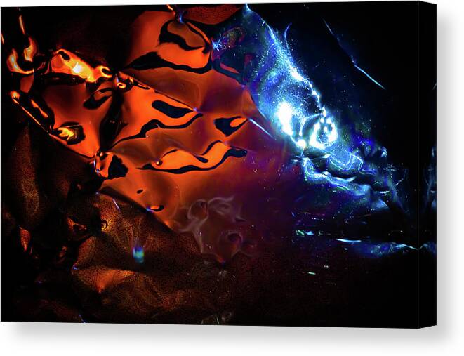 Abstract Canvas Print featuring the digital art The Leopard Moonfish by Liquid Eye