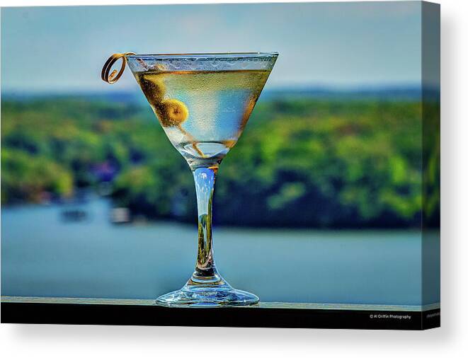 Food Canvas Print featuring the photograph The Martini by Al Griffin