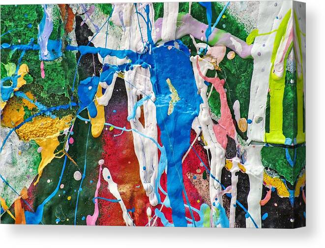 Pollock Canvas Print featuring the painting The New Jackson Pollock by Don Northup