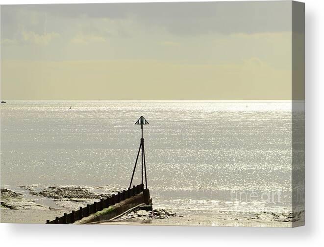 The Sea. Sea Canvas Print featuring the photograph The Sea by Andy Thompson