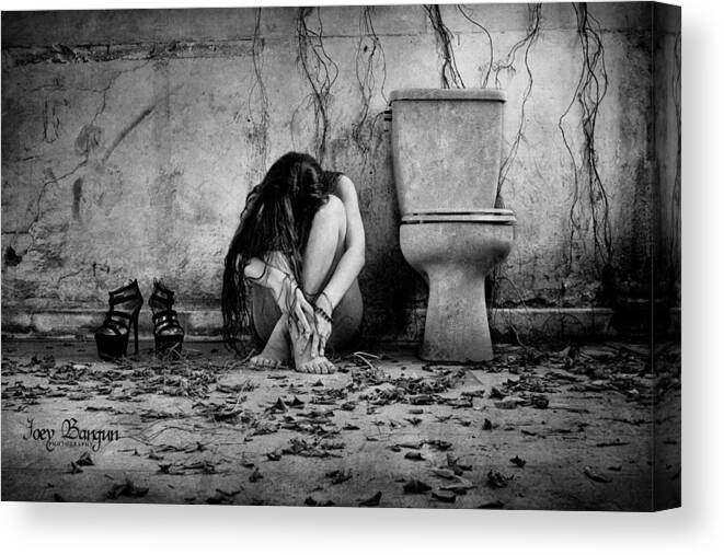 Mood Canvas Print featuring the photograph The Sorrow by Joey Bangun