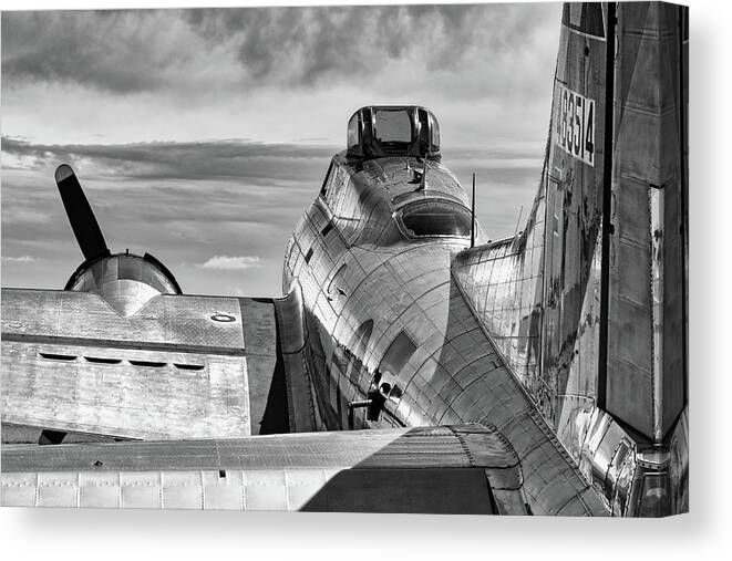 Sentimental Canvas Print featuring the photograph The Tail of Sentimental Journey by Chris Buff
