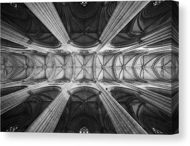 Gothic Canvas Print featuring the photograph The Unbearable Lightness Of Stone by Fernando Silveira