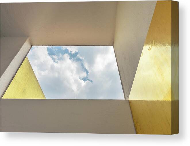 Casa Luis Barragán Canvas Print featuring the photograph The Window by Slow Fuse Photography