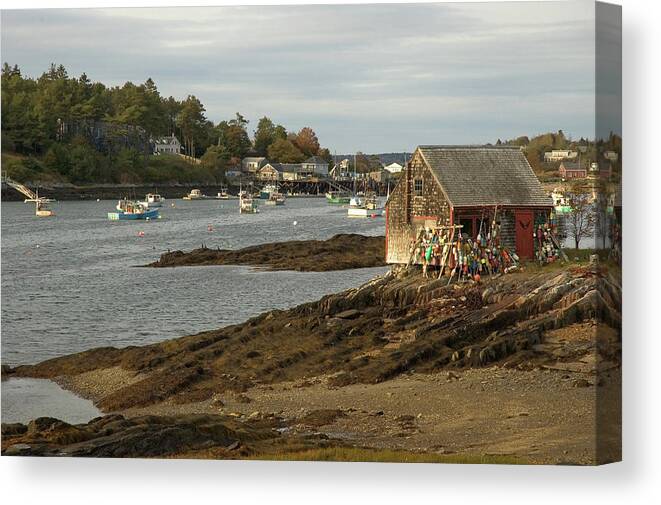 Maine Canvas Print featuring the photograph Tide's Out by Mark Duehmig