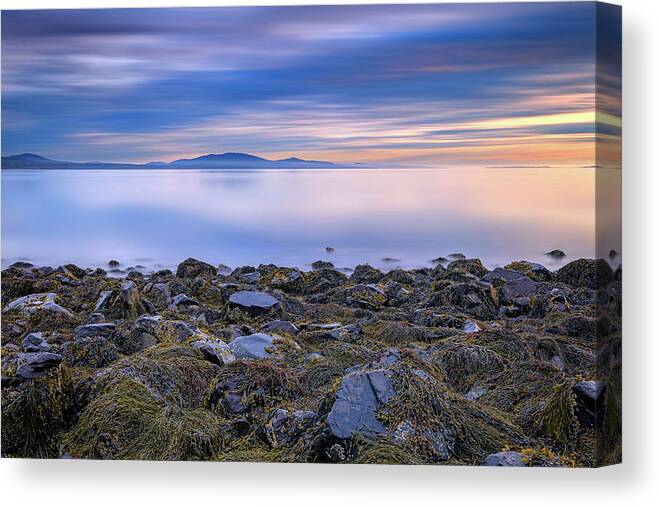 Landscape Canvas Print featuring the photograph Tranquility on Penobscot Bay by Rick Berk