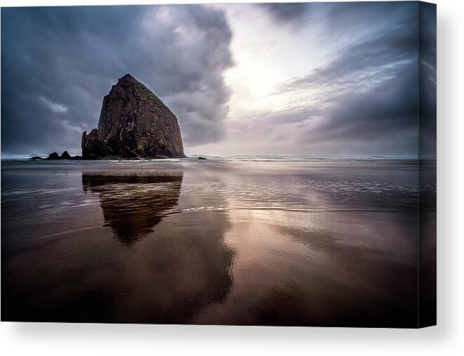 Beach Canvas Print featuring the photograph Transition by David Soldano