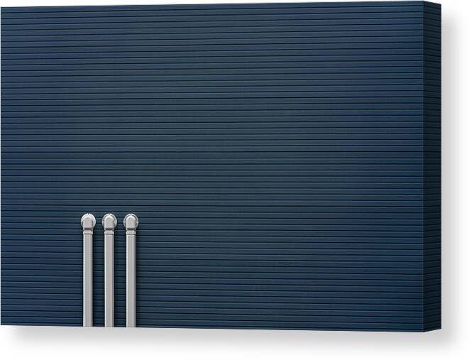 Abstract Canvas Print featuring the photograph Triplets by Reijiro
