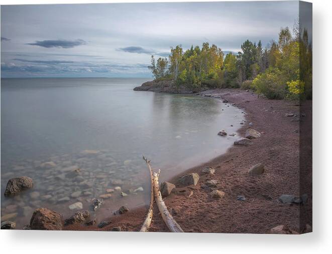 Beach Canvas Print featuring the photograph Twin Points by Susan Rissi Tregoning