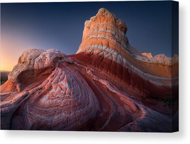 Arizona
Usa
Utah Canvas Print featuring the photograph Twisted Icecream by Karol Nienartowicz