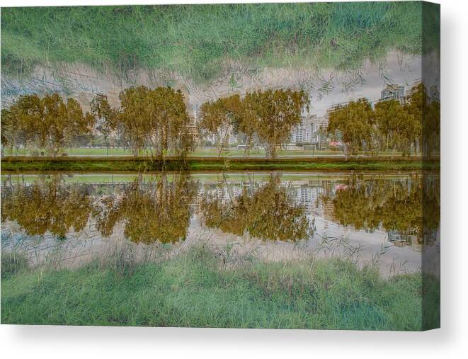 River Canvas Print featuring the photograph Two Banks To The River by Joshua Raif