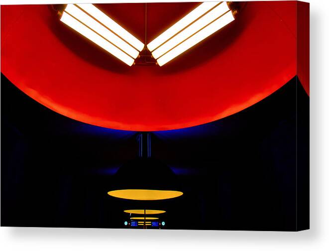Abstract Canvas Print featuring the photograph Underground Colors I by Philippe-m