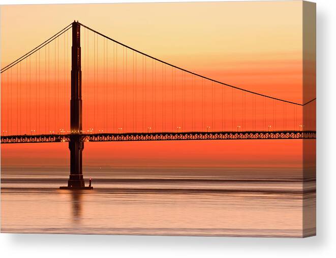 Scenics Canvas Print featuring the photograph Usa, California, San Francisco, Golden by David Madison