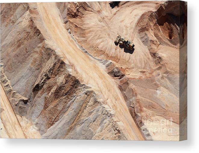 Outdoors Canvas Print featuring the photograph Usa, Texas, Aerial View Of Sand by Westend61