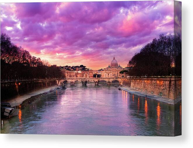 Scenics Canvas Print featuring the photograph Vatican City by Lightkey