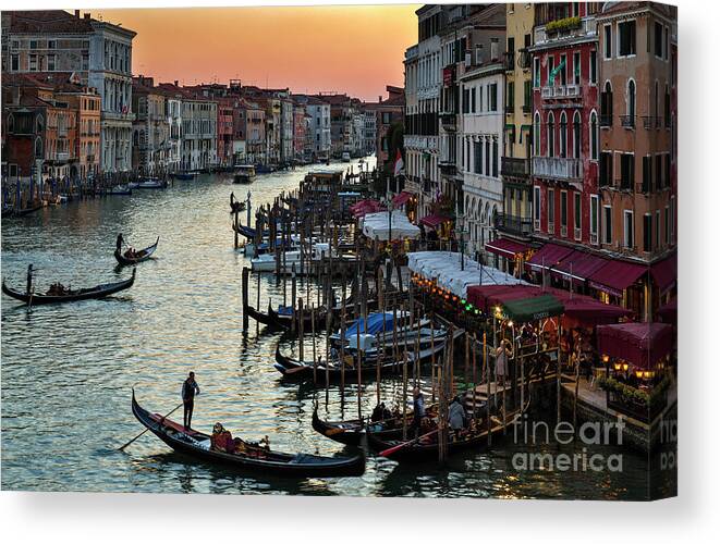 Venice Canvas Print featuring the photograph Venice-21 by Bernardo Galmarini