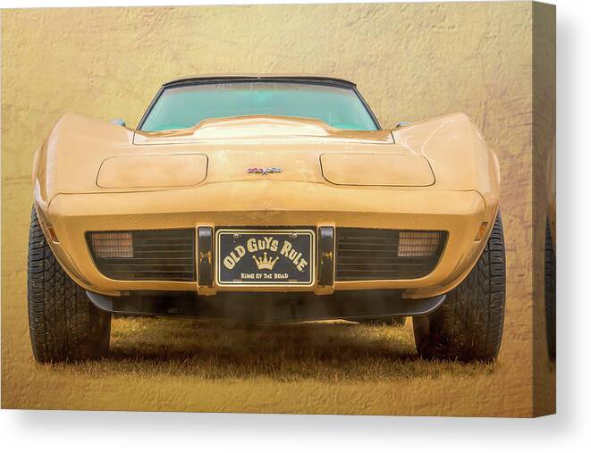 Chevrolet Canvas Print featuring the photograph Vintage Corvette 0956 by Kristina Rinell