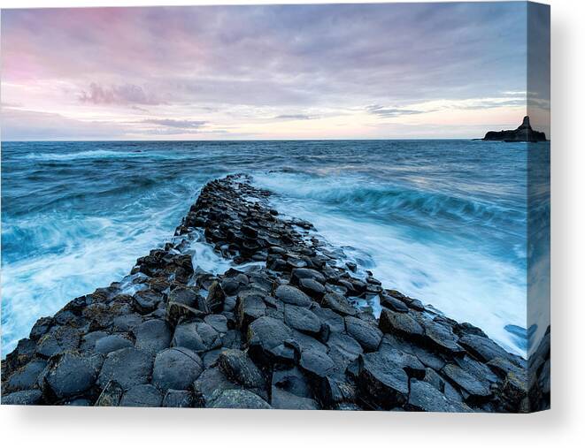 Ireland Canvas Print featuring the photograph Walk The Plank by Ashley Sowter