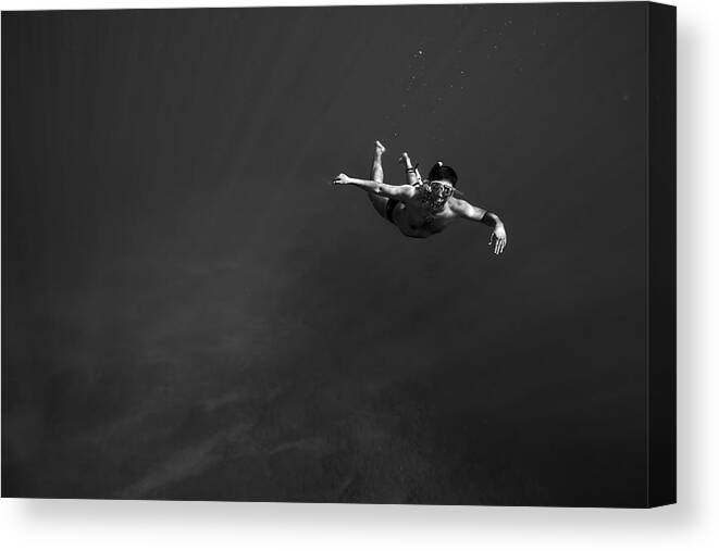 Water Canvas Print featuring the photograph Water Dance by Assaf Gavra