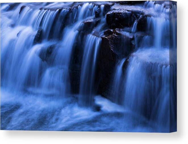 Waterfalls Canvas Print featuring the photograph Waterfalls by Anthony Paladino
